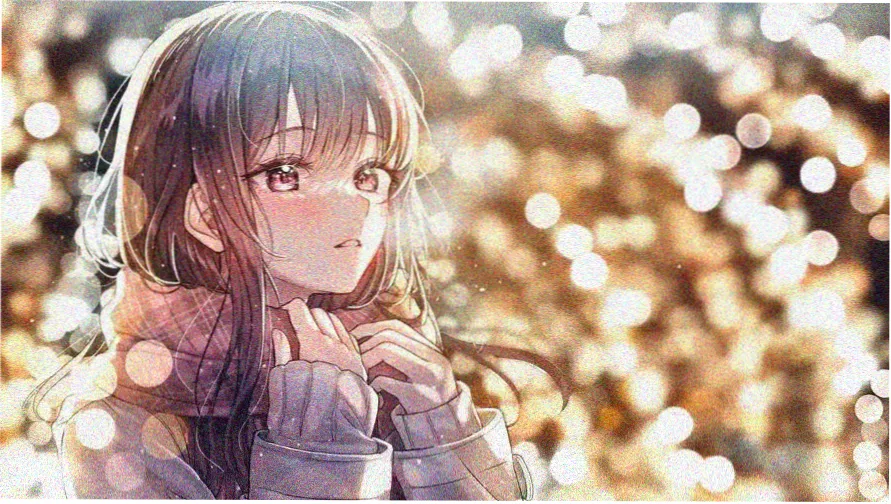 漂亮女孩题材焦点推荐主视觉